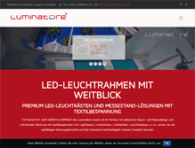 Tablet Screenshot of luminatore.com